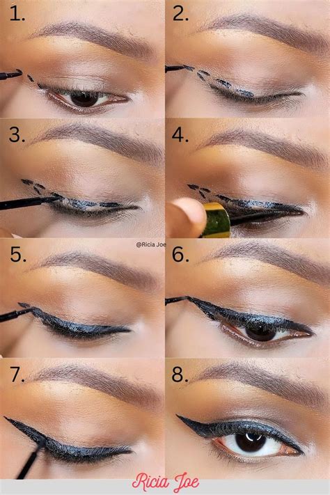 Easy Step By Step Eyeliner Tutorial For Beginners Simple Eyeliner