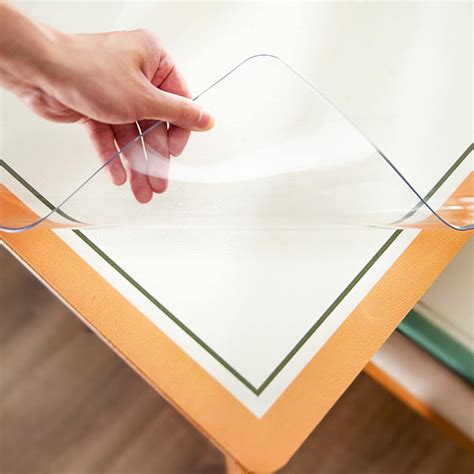 Xfkjyxgs Mantel Protector De Mesa De Comedor De Plástico Transparente