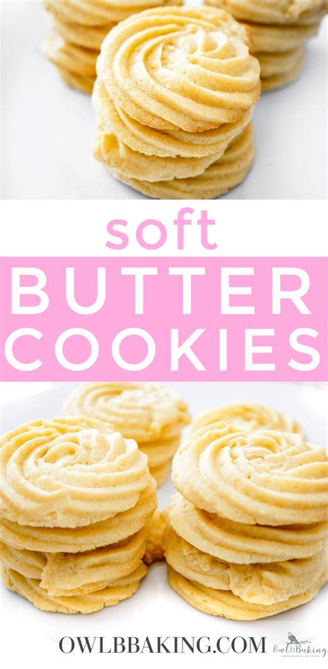 These Soft Butter Cookies Are Delicate Tender And Are Melt In Your