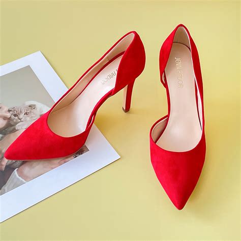 Women S High Heel Pumps Pointed Toe Slip On Stilettos Party Dress Shoes