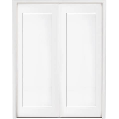 Steves Sons In X In Panel Primed White Shaker Solid Core