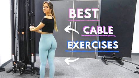 Top 10 Best Leg Glute Cable Exercises Youtube Cable Workout