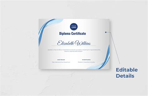 Diploma Certificate Template in Word, PSD - Download | Template.net