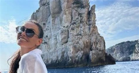 Demi Moore 60 Dazzles Fans As She Strips To Plunging Bikini On Luxury Yacht Getaway Daily Star