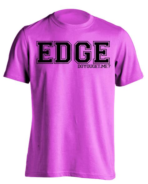 Edge Front Only Straight Edge Shirt Doyougetme Etsy