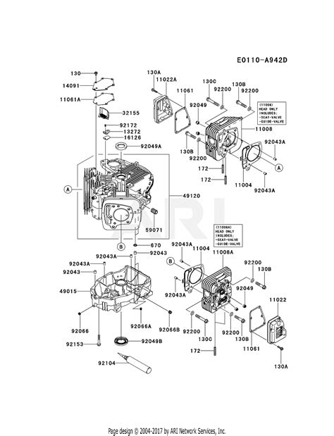 Kawasaki Fs V As Stroke Engine Fs V Parts Diagram For Cylinder