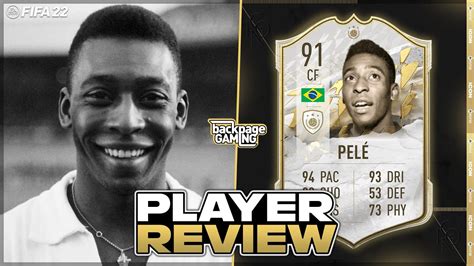 The Best Brazilian Icon 🎯 91 Base Icon Pele Player Review Fifa 22