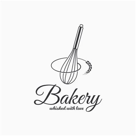 Wire Whisk And Chocolate For Bakery Cooking Vector Image Whisk Logo