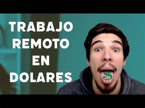 Como Conseguir Un TRABAJO REMOTO En DOLARES Como Programador YouTube