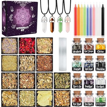 Amazon Pcs Witchcraft Supplies Kit Box For Witch Crystals