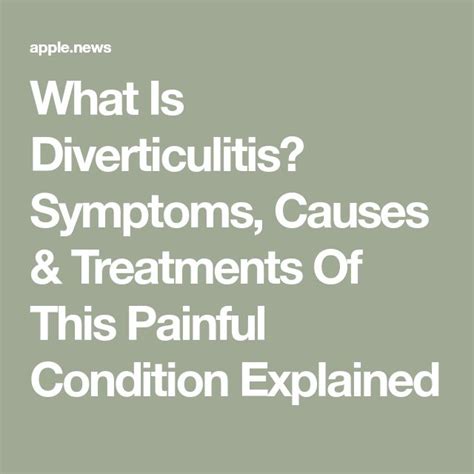 What Is Diverticulitis? Symptoms, Causes, Treatment And Prevention Explained — YourTango | What ...