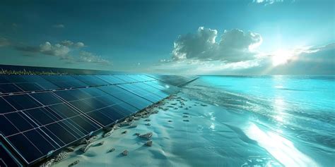 Premium Photo Solarpowered Desalination Plants Transforming Seawater Into Freshwater To