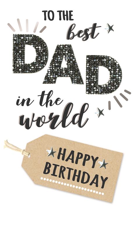 Happy Birthday Dad Printable Card