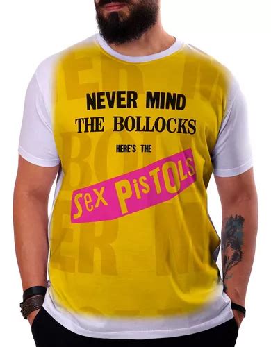 Camiseta Sex Pistols Never Mind The Bollocks MercadoLivre