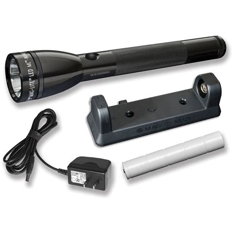 Maglite ML125 193 Lumen LED Rechargeable Battery Flashlight with US ...