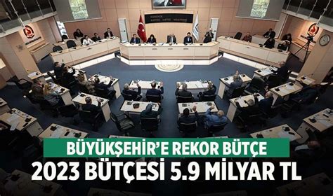 Denizli Büyükşehir Belediyesi nin 2023 bütçesi 5 9 milyar TL