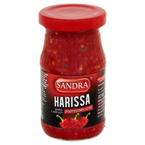 Sandra Harissa Pasta Z Ostrych Papryczek Chilli 185 G 1 Szt 0 185 Litr