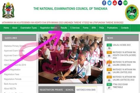 Necta Matokeo Ya Darasa La Saba Rukwa 20232024 Psle Standard Seven