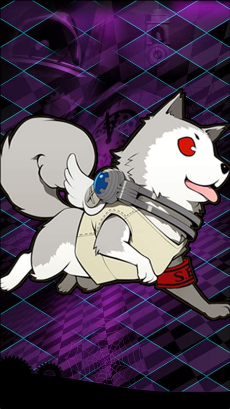 Koromaru - Persona Q iOS Wallpaper by seraharcana on DeviantArt