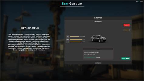 [qb Esx] Advanced Garage System Management Fivem Releases Cfx Re
