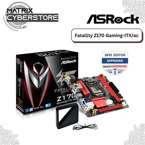 ASRock Fatality Z170 Gaming ITX Ac Mini ITX Motherboard LGA1151