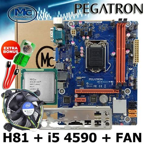 Jual Motherboard H Pegatron Dengan Processor Core I Dan Fan Di