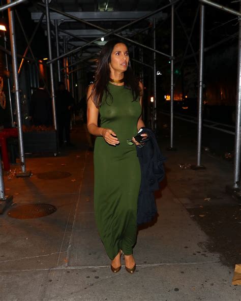 Padma Lakshmi Braless In See Through Dress At CFDA 2022 9 Photos