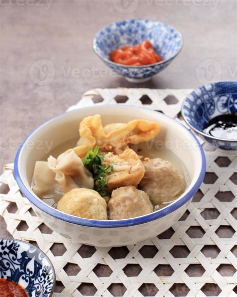 Bakso Malang is Meatball Typically from Malang, East Java Indonesia. 8985236 Stock Photo at Vecteezy