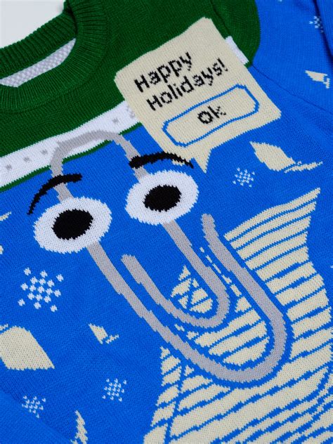 This Years Ugly Microsoft Sweater Has A Suggestion For You Its Clippy Ars Technica