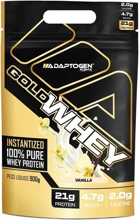 Gold Whey G Refil Adaptogen Sabor Baunilha Amazon Br