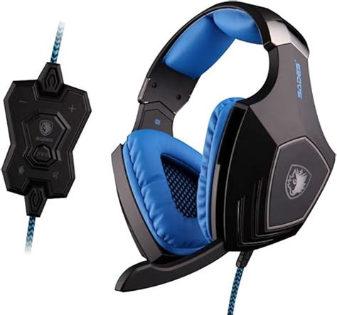 Excellent Blue Color Sades A60 71 Stereo Pc Pro Gaming Vibration