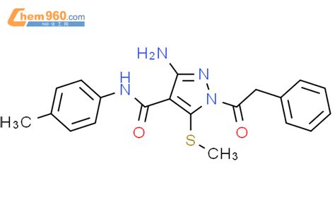 107463 43 41h Pyrazole 4 Carboxamide 3 Amino N 4 Methylphenyl 5