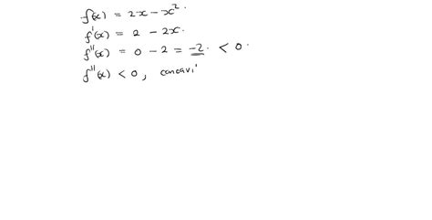 Solved Determine The Intervals Of Constant Concavity Of The Given