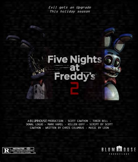 My FNaF 2 Movie Poster except entirely redone : r/fivenightsatfreddys