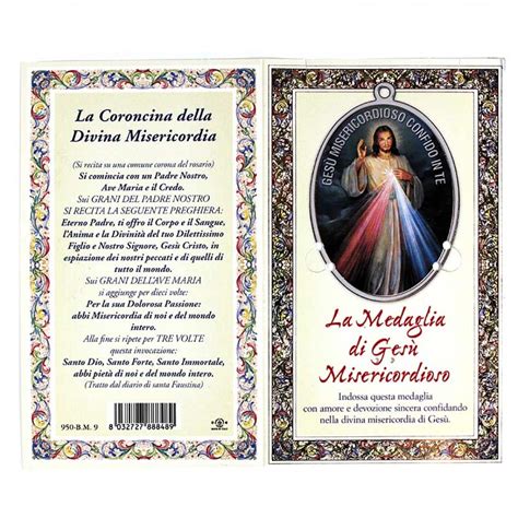 Pagellina Con Medaglia E Catena Ges Misericordioso