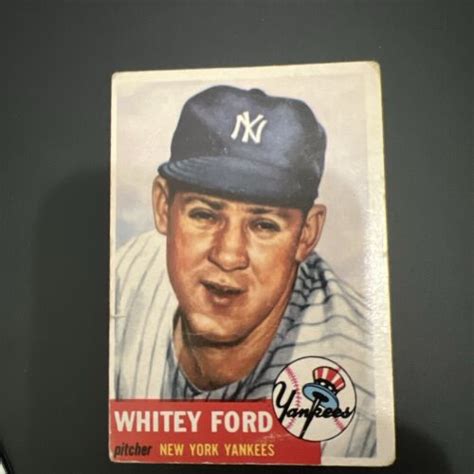 Topps Whitey Ford Ebay