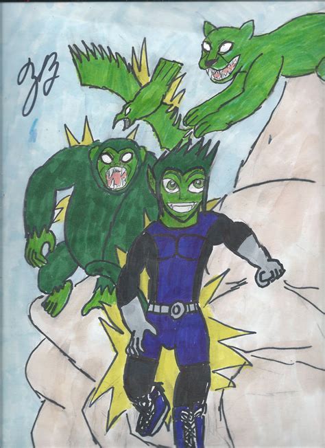 Beast Boy The Changeling By Thegreatburg On Deviantart