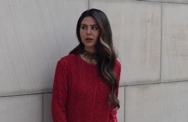 Sonam Bajwa Looks Smoking Hot In Red Saree On Instagram