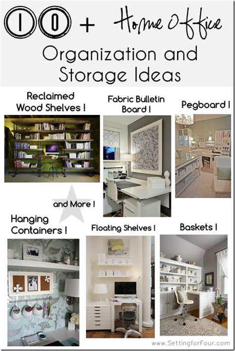 10+ Helpful Home Office Storage Ideas