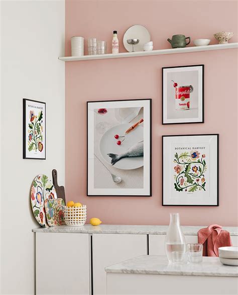 Colorful Kitchen gallery wall