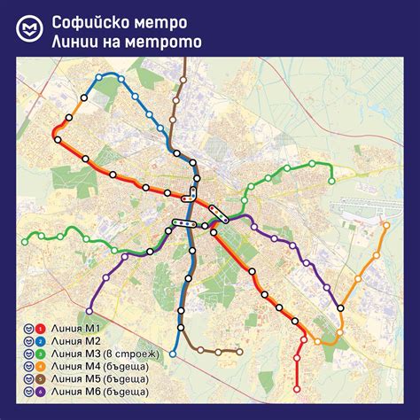 Sofia Metro Map