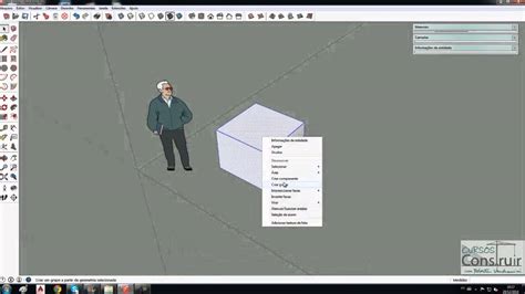 Curso SketchUp Básico Gratuito 10 40 Ferramentas Rotar e Cópias