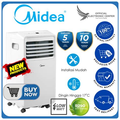 Jual AC PORTABLE MIDEA MPHA 05CRN7 MPHA 05CRN7 05CRN7 1 2 PK LOW WATT