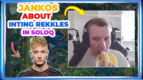 Jankos About Inting Rekkles In Soloq 👀 Youtube