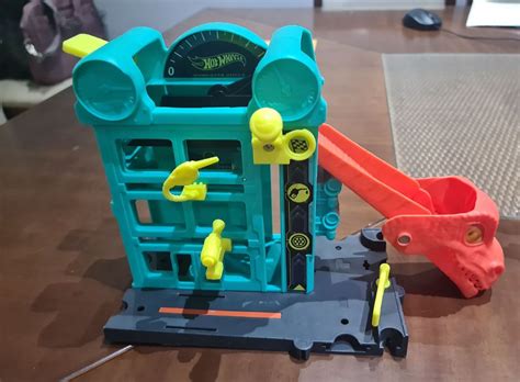 Pista Hot Wheels City Conjunto B Sico Fuga Dino Na Oficina Mattel Brinquedo Mattel Usado