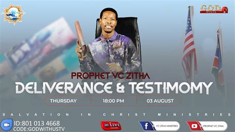 YOU ARE WATCHING DELIVERANCE AND TESTIMONY LIVE SERVICE WITH PROPHET V