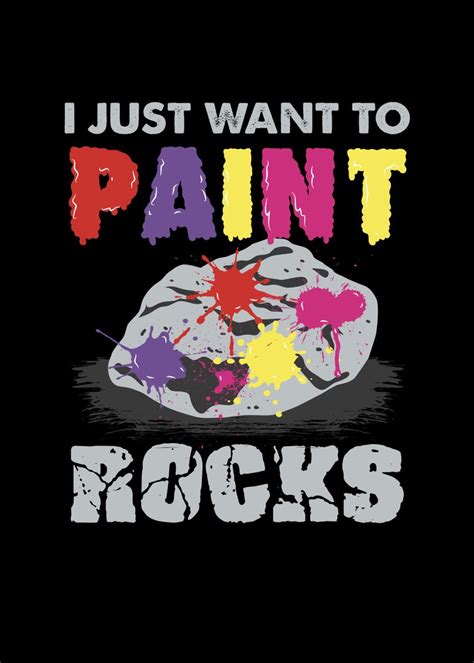 Rock Painting Poster Picture Metal Print Paint By Shiva121 Displate