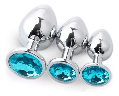 Set Tamaños De Butt Plug Anal De Metal Dilatadores Anales Cuotas sin interés