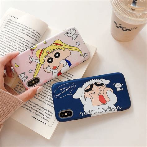 Kawaii Japanese Cartoon Character Phone Case For Iphone 7 7 Puls 6 6s 7 8 Puls X Xs Max Xr Cases