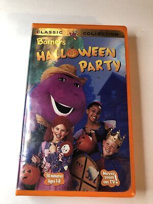 Classic Collection Barney’s Halloween Party VHS Never Seen On TV ...